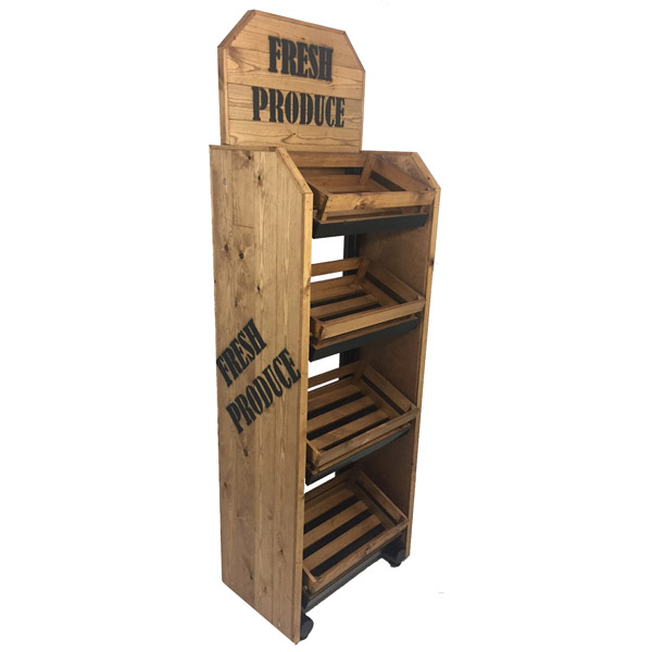 Rustic Fresh Produce Unit - Retail Associates